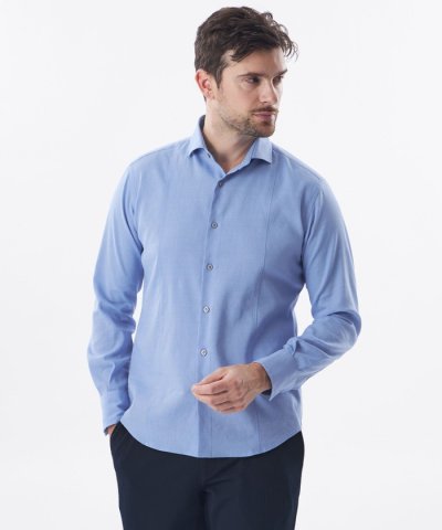 リネンストレッチシャツ