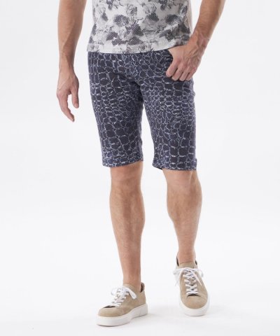 【PRIMA COLLECTION】プリントデニムショートパンツ