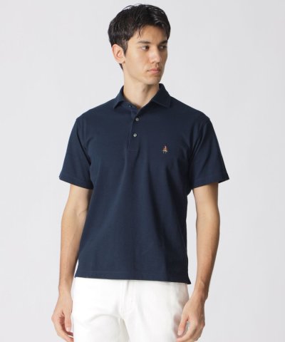 鹿の子カッタウェイポロシャツ