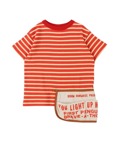 デニムダンガリー DENIM DUNGAREE Striped Cotton J