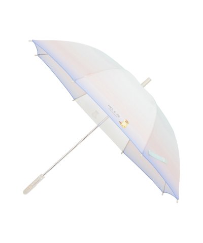 【竹ハンドル】折りたたみ雨傘 楽折ミニ ABCgarden アニマル ロゴ