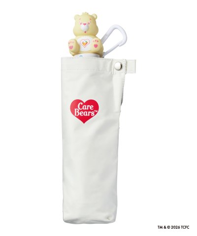 【軽量快適収納グリップ】晴雨兼用折りたたみ日傘 ケアベア TM －スパークルハー