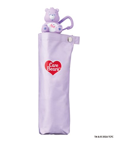 【軽量快適収納グリップ】晴雨兼用折りたたみ日傘 ケアベア TM －スウィートドリ