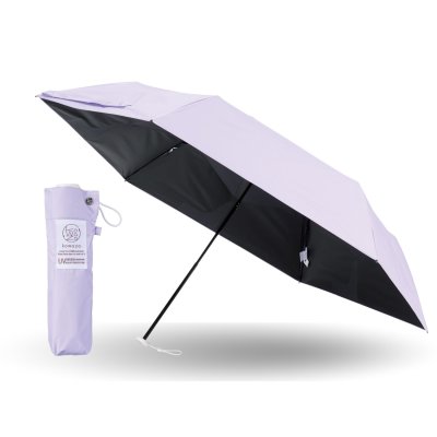 晴雨兼用折りたたみ日傘 －コワザ ライトカーボン－ プレーン 50cm 遮光率1