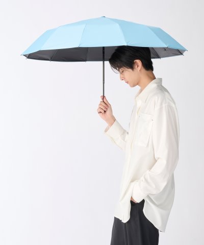 晴雨兼用折りたたみ日傘 －マジカルテックプロ タフ 12 rib－ プレーン 遮
