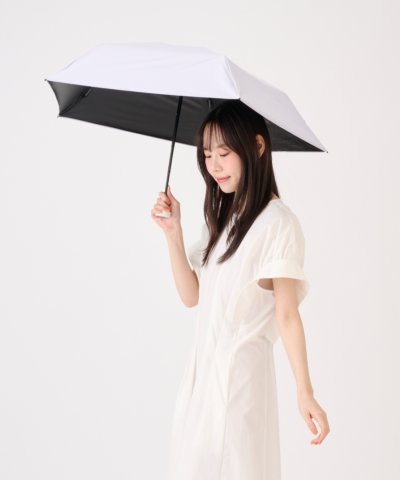 【超短傘】晴雨兼用折りたたみ日傘 －ミラクルテックプロ－ プレーン 遮光率100