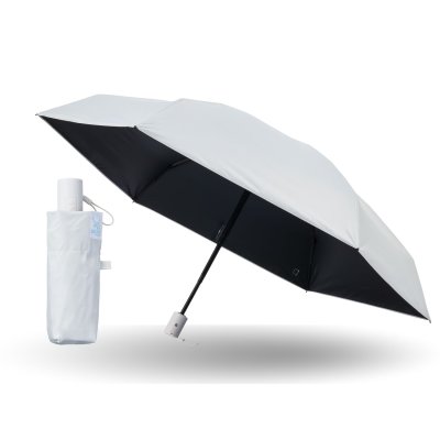 【超短傘 自動開閉】晴雨兼用日傘 －ミラクルテックプロ－ プレーン 遮光率100