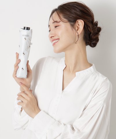 晴雨兼用折りたたみ日傘 犬柄 コーギー ロゴ 遮光 遮熱 UV 軽量 ユニセック