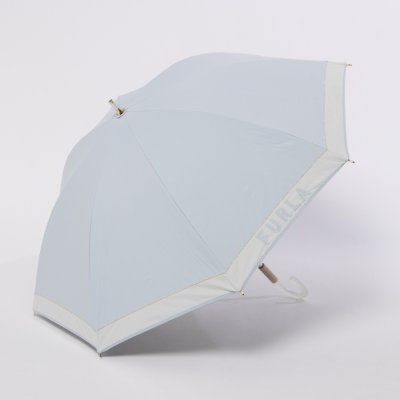 晴雨兼用日傘 長傘 ロゴ カラーブロック 遮光 遮熱 UV