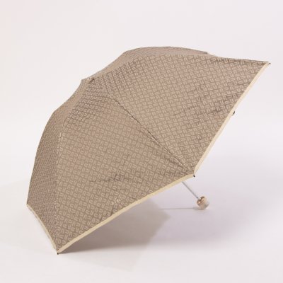 晴雨兼用折りたたみ日傘 パールリボン 遮光 遮熱 UV