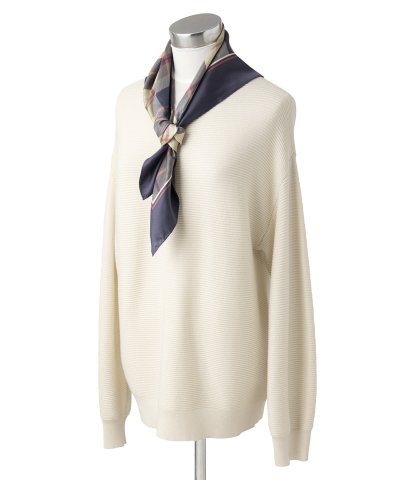 【日本製】スカーフ シルク 絹 ツイル 68×68 UV チェック