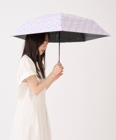 【超短傘】晴雨兼用折りたたみ日傘 －ミラクルテックプロ－ カラフルドット 遮光1