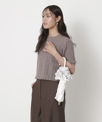 日傘 折りたたみ傘 晴雨兼用傘 花柄 フリル クリザンテーム ワンポイント