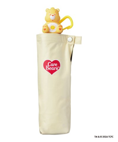 【軽量快適収納グリップ】晴雨兼用折りたたみ日傘 ケアベア TM －ファンシャイン