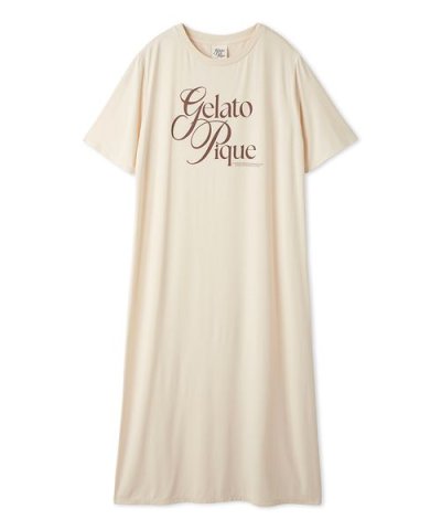 【母の日】【IFMC.】【接触冷感】レーヨンロゴワンピース