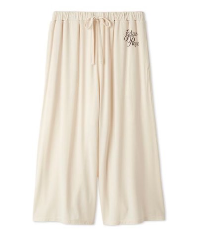 【母の日】【IFMC.】【接触冷感】レーヨンロゴ7分丈パンツ