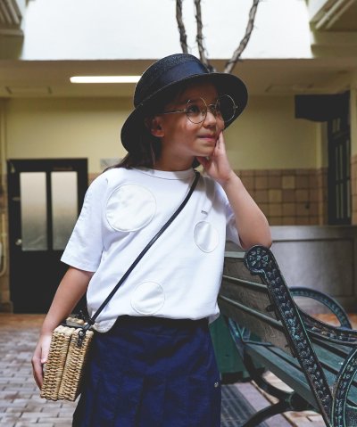 フィス FITH Smooth Cotton Jersey Dot Elbow－