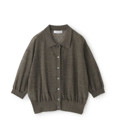 【SACRA】シアーニットカーディガン《WEB＆EPOCA THE SHOP店舗