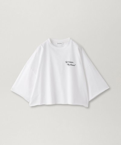 【SACRA】ロゴクロップドカットソー《WEB＆EPOCA THE SHOP店舗