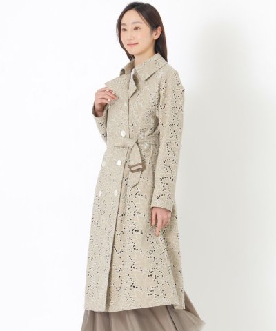 【80周年企画】フラワーエンブロイダリートレンチコート