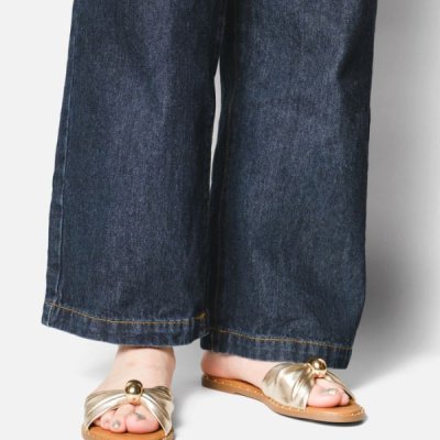 スティーブ マデン STEVE MADDEN ギャザーリボンフラットサンダル