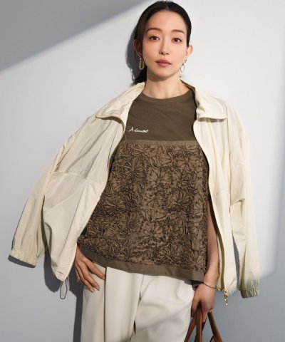 ナイロンタイプライター ダブルジップ ブルゾン