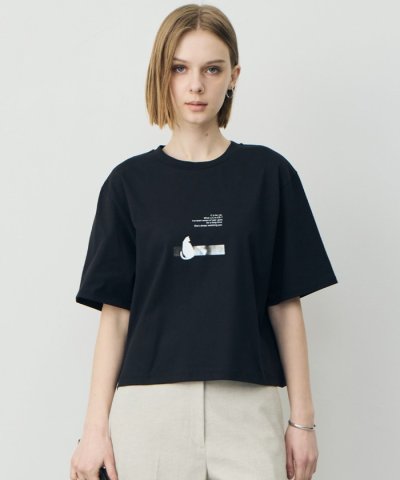 ロゴTEE（猫モチーフ）