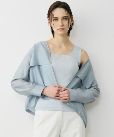 ブライトステッチリブ タンクトップ