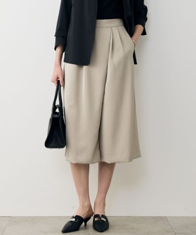 ワッシャーダルサテン ニーショーツ