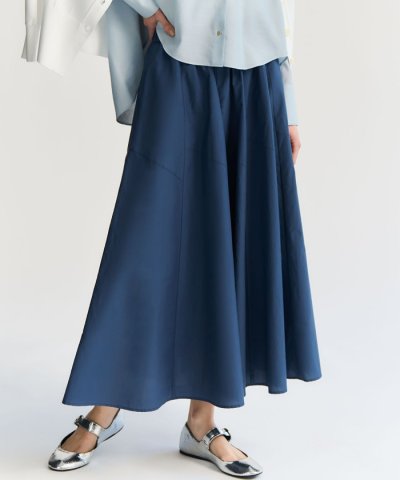 【一部予約】ナイロンコットンタフタ フレアスカート