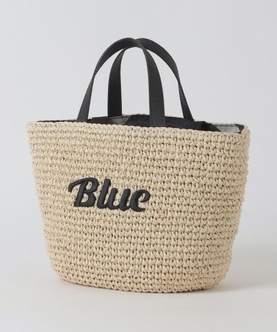 ロゴ刺繍ペーパートート