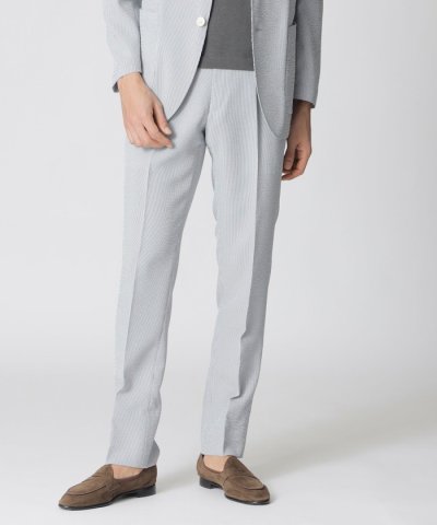 【STUART’S TRAVELER】フロータブル中空サッカートラウザーズ/セッ