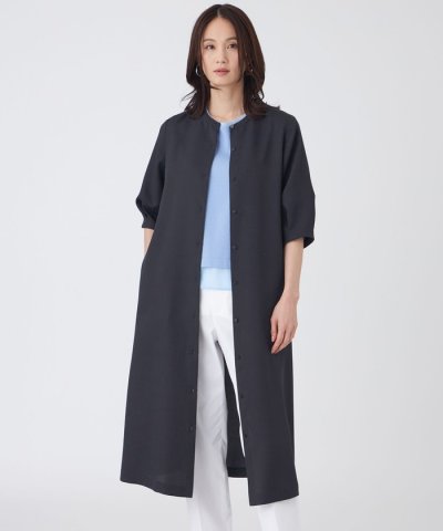 【UV対策・着用しわ軽減・ウォッシャブル】エアリーコードレーンワンピース