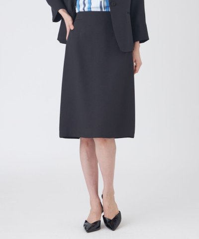 【UV対策・着用しわ軽減・ウォッシャブル】エアリーコードレーンスカート