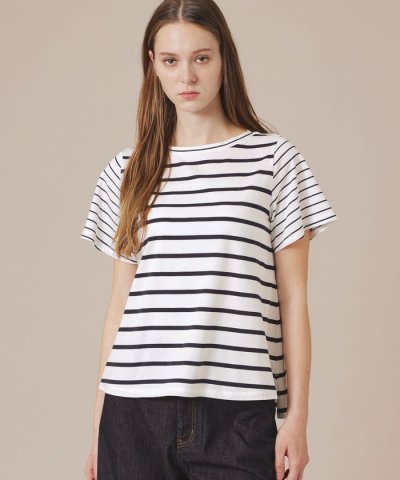 【eclat5月号掲載】ボーダーミックスTシャツ