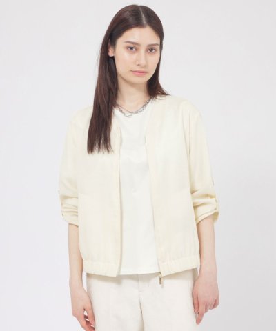 【ウォッシャブル】ボイルクロス　ブルゾン