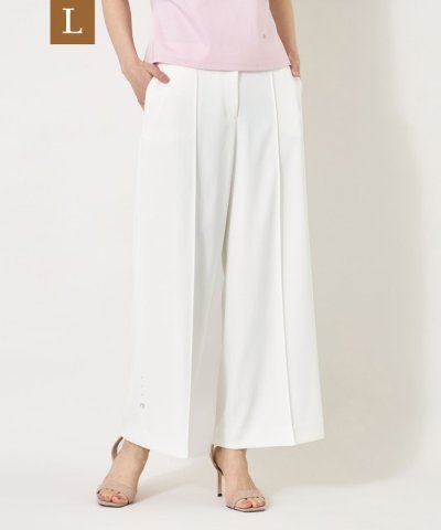 【L】ワルツラインストーン ワイドパンツ