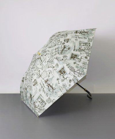 ビューランス Beaurance プリント夢が棲む場所 晴雨兼用傘（折りたたみ）