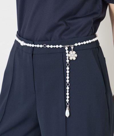 2WAYパールビジュー ベルト