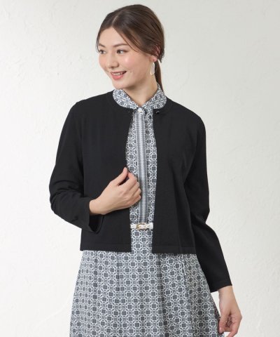 【接触冷感・UV対策】ライトレーヨンストレッチ ボレロ