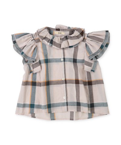 フィス FITH Cotton Linen Ruffled Blouse