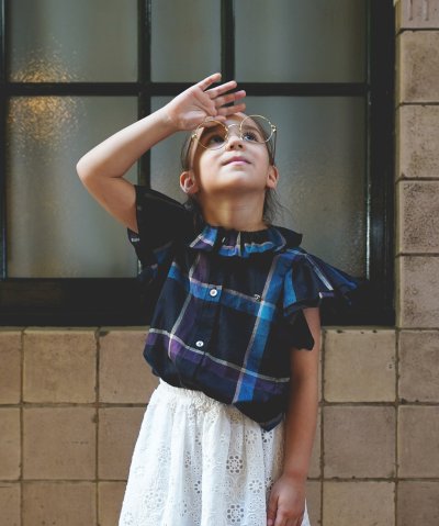 フィス FITH Cotton Linen Ruffled Blouse