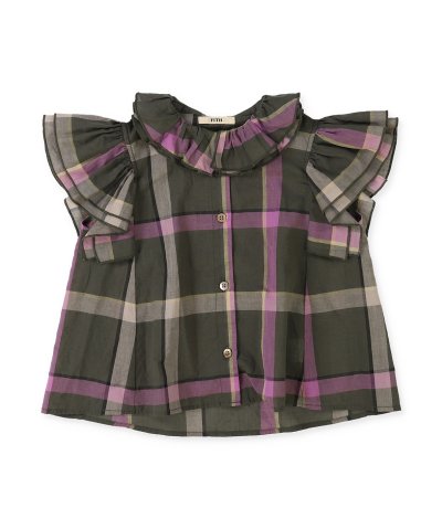 フィス FITH Cotton Linen Ruffled Blouse