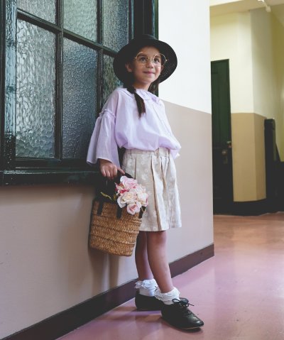 フィス FITH Floral Cotton Linen Cullottes