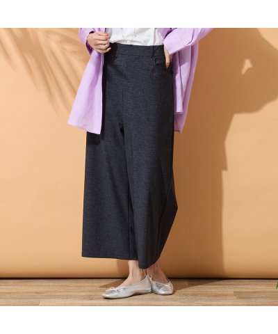 ピサーノ PISANO 【手洗いOK・接触冷感・UVカット】デニムプリントワイド