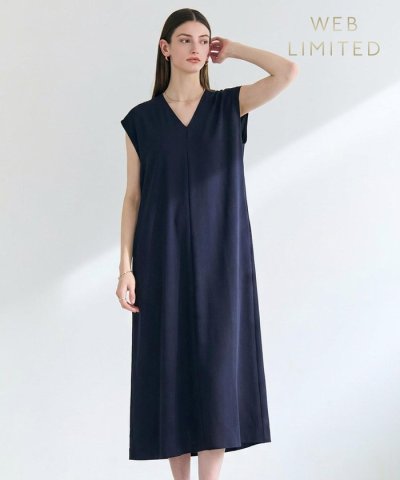 VIRGILE / Vネックリラックスワンピース