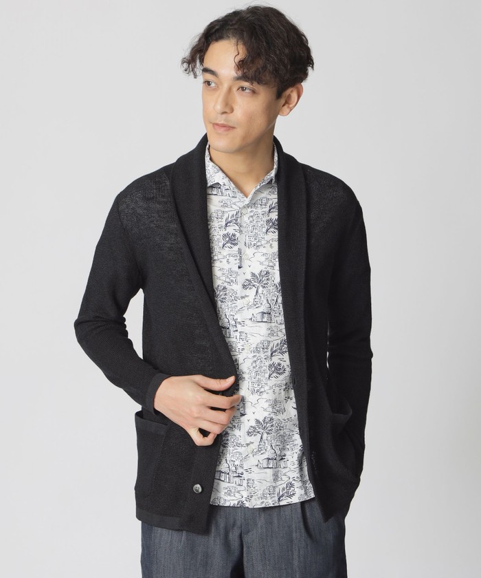 ショールカラーニットジャケット(508776277)｜HANKYU MEN'S / 阪急メンズ