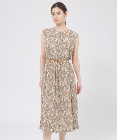 【Nikkei Magazine掲載】【ウォッシャブル】ペイズリー　ワンピース