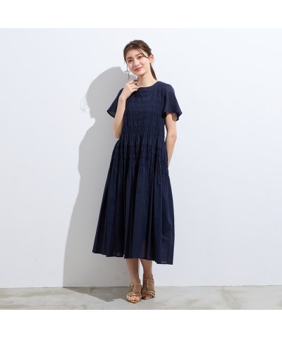 ローズティアラ RoseTiara シャーリングマキシ丈ワンピース