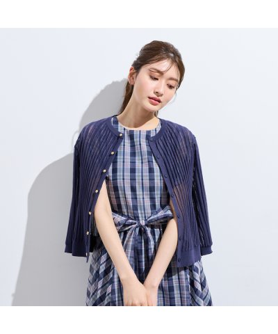 ローズティアラ RoseTiara エアリーリブニットカーディガン